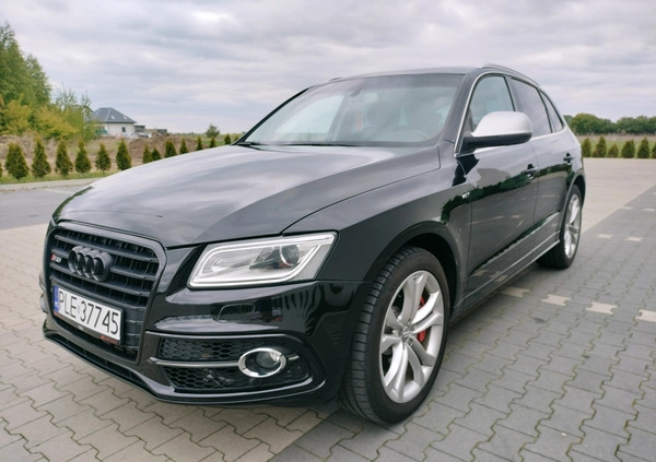 Audi SQ5 cena 92500 przebieg: 192000, rok produkcji 2014 z Drzewica małe 301